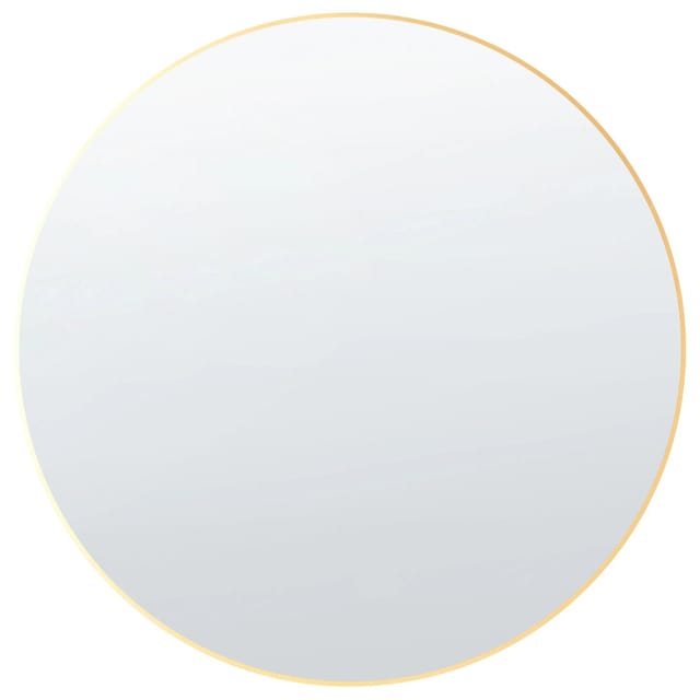 Beliani Wandspiegel ANNEMASSE Gold 80x80x3
