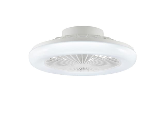 Brilliant LED-Deckenleuchte Montero mit Ventilator Weiß Ø 42 cm