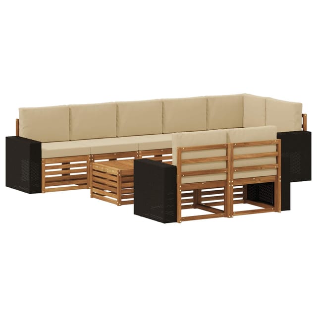 vidaXL Sofagarnituren Massivholz Akazie 3384544