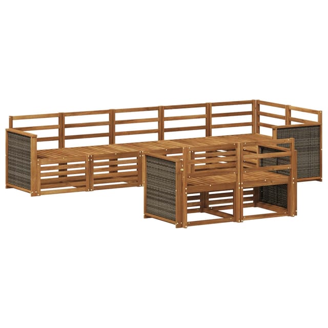 vidaXL Sofagarnituren Massivholz Akazie 3384495