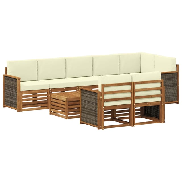 vidaXL Sofagarnituren Massivholz Akazie 3384526