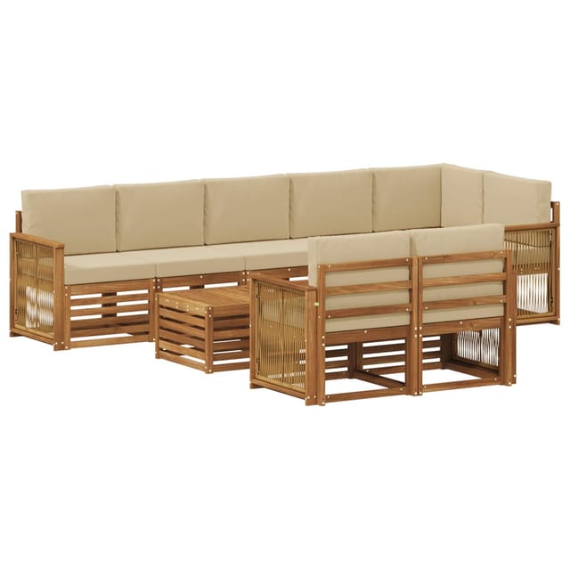 vidaXL Sofagarnituren Massivholz Akazie 3384539