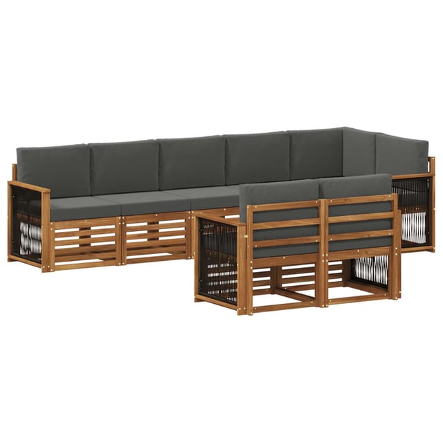 vidaXL Sofagarnituren Massivholz Akazie 3384503