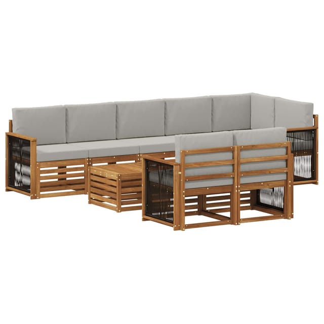 vidaXL Sofagarnituren Massivholz Akazie 3384532