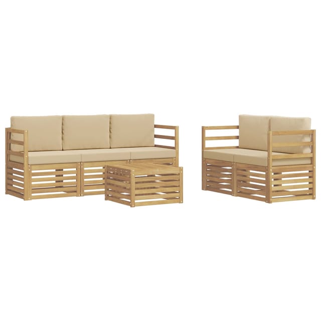 vidaXL Sofagarnituren Massivholz Akazie 3391378
