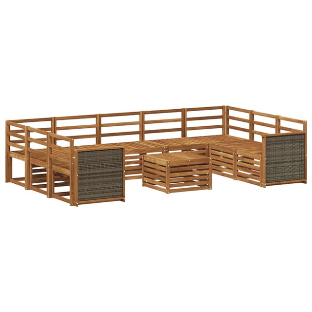 vidaXL Sofagarnituren Massivholz Akazie 3384855