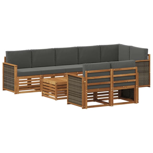 vidaXL Sofagarnituren Massivholz Akazie 3384528