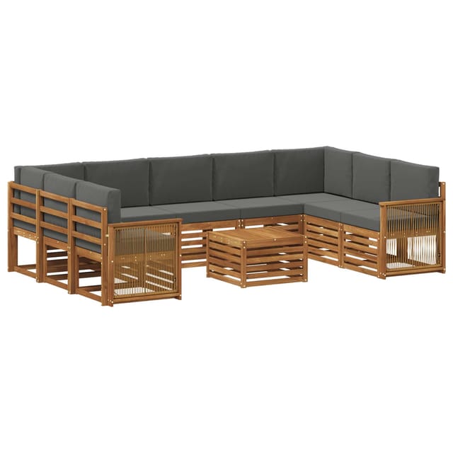 vidaXL Sofagarnituren Massivholz Akazie 3384868