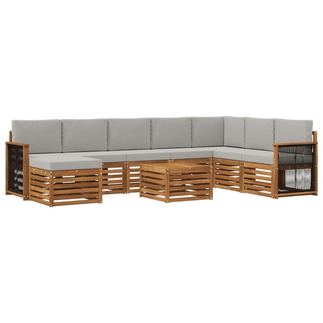 vidaXL Sofagarnituren Massivholz Akazie 3384742