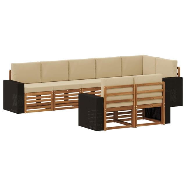 vidaXL Sofagarnituren Massivholz Akazie 3384514