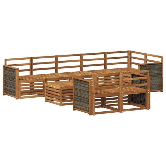 vidaXL Sofagarnituren Massivholz Akazie 3384525