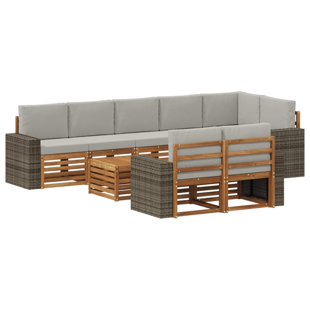 vidaXL Sofagarnituren Massivholz Akazie 3384547