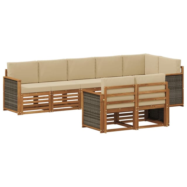 vidaXL Sofagarnituren Massivholz Akazie 3384499