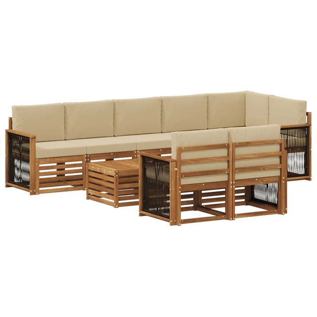 vidaXL Sofagarnituren Massivholz Akazie 3384534