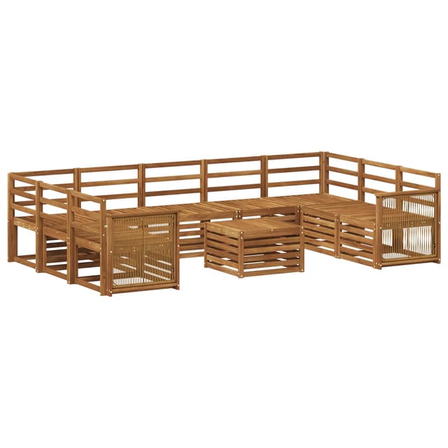 vidaXL Sofagarnituren Massivholz Akazie 3384865