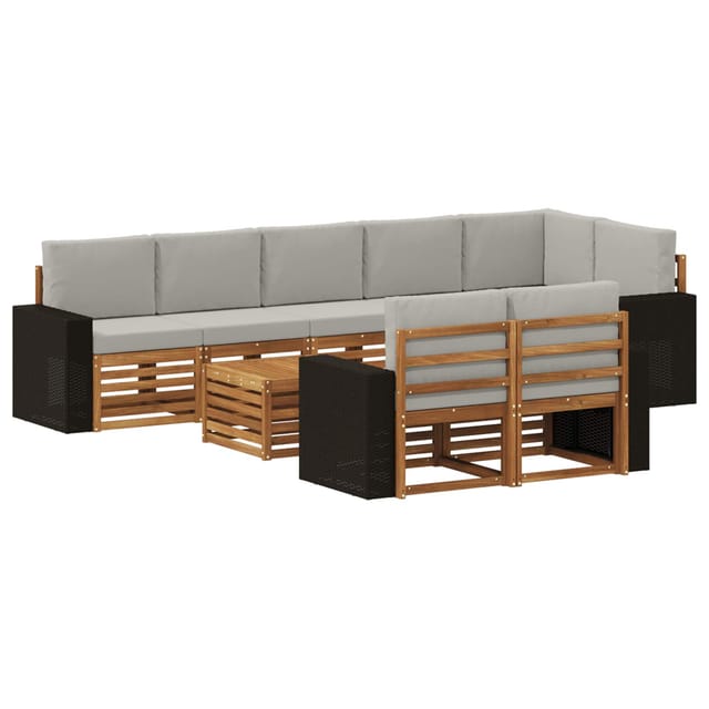 vidaXL Sofagarnituren Massivholz Akazie 3384542