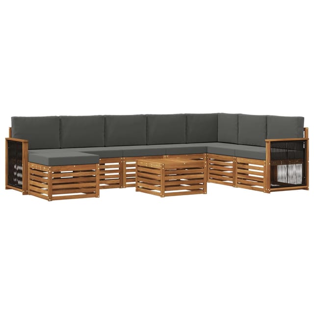 vidaXL Sofagarnituren Massivholz Akazie 3384743