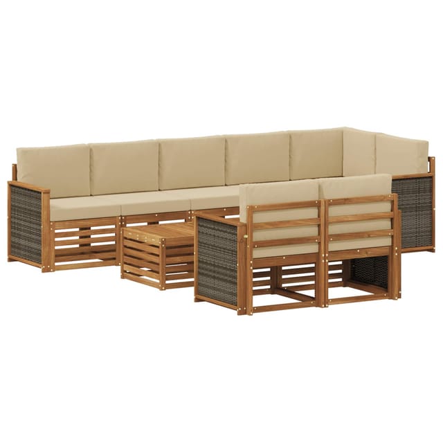 vidaXL Sofagarnituren Massivholz Akazie 3384529