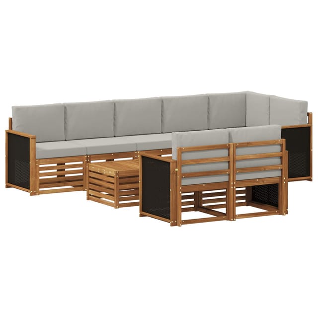 vidaXL Sofagarnituren Massivholz Akazie 3384522