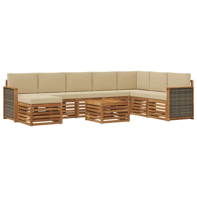 vidaXL Sofagarnituren Massivholz Akazie 3384739