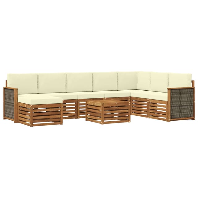 vidaXL Sofagarnituren Massivholz Akazie 3384736