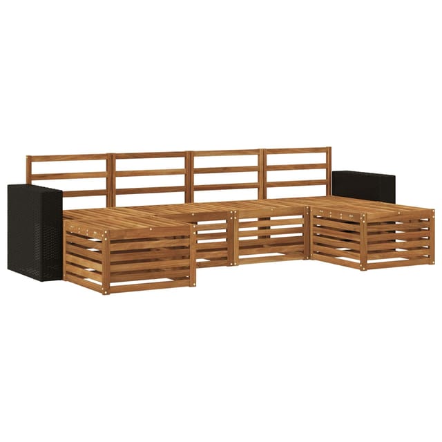 vidaXL Sofagarnituren 6 Stk Natur Massivholz Akazie 3384690