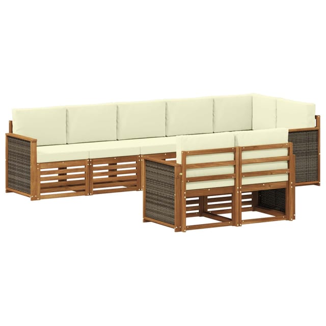 vidaXL Sofagarnituren Massivholz Akazie 3384496