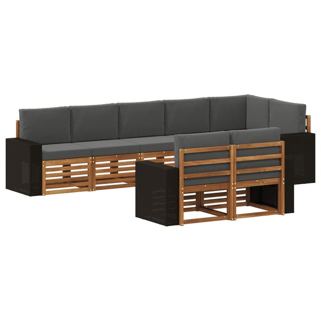 vidaXL Sofagarnituren Massivholz Akazie 3384513