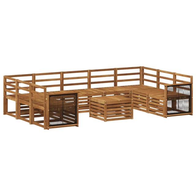 vidaXL Sofagarnituren Massivholz Akazie 3384860