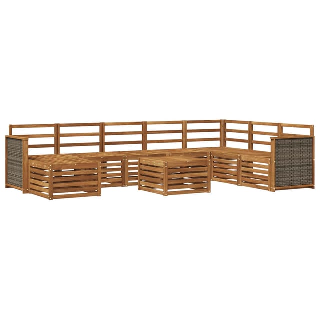 vidaXL Sofagarnituren Massivholz Akazie 3384735