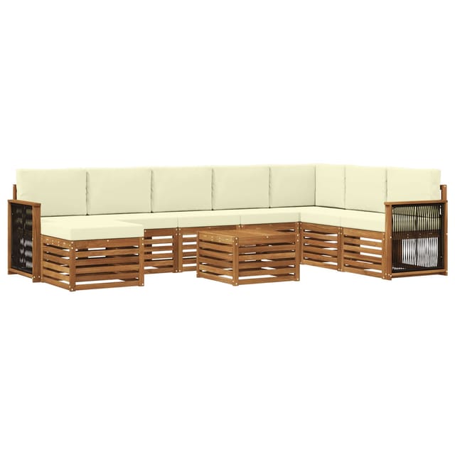vidaXL Sofagarnituren Massivholz Akazie 3384741