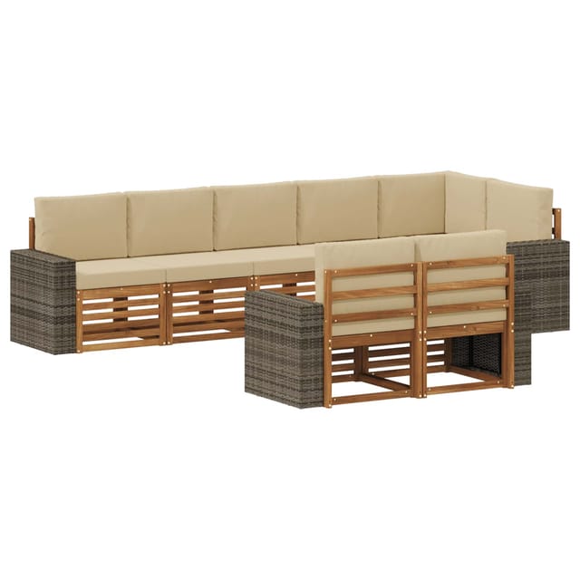vidaXL Sofagarnituren Massivholz Akazie 3384519