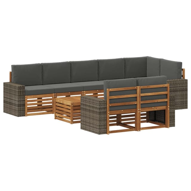 vidaXL Sofagarnituren Massivholz Akazie 3384548