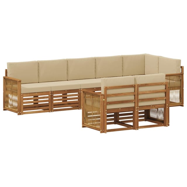 vidaXL Sofagarnituren Massivholz Akazie 3384509