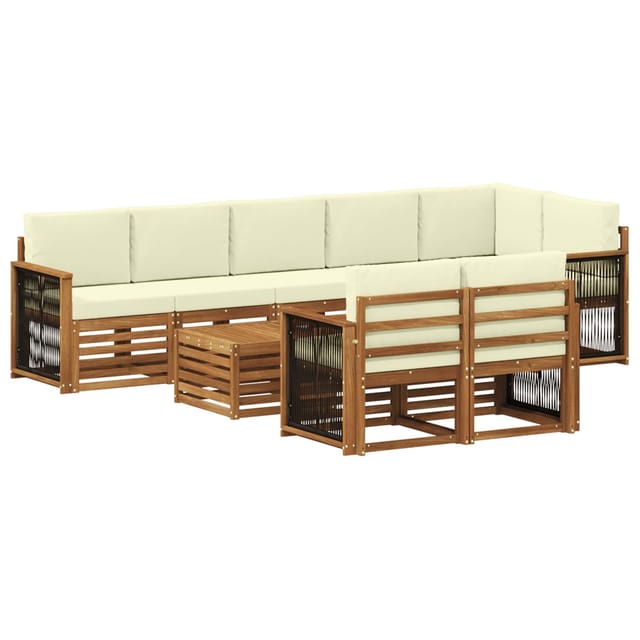 vidaXL Sofagarnituren Massivholz Akazie 3384531