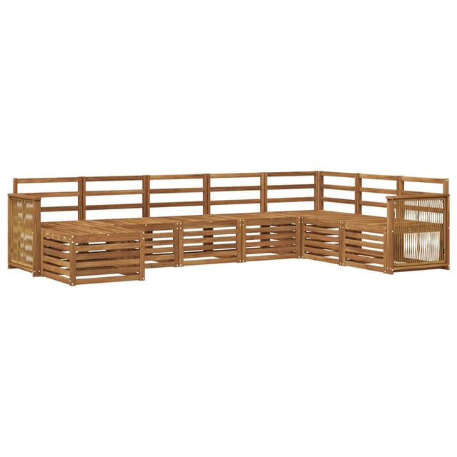 vidaXL Outdoor-Sofagarnitur 6 Stk Natur Massivholz Akazie 3384715
