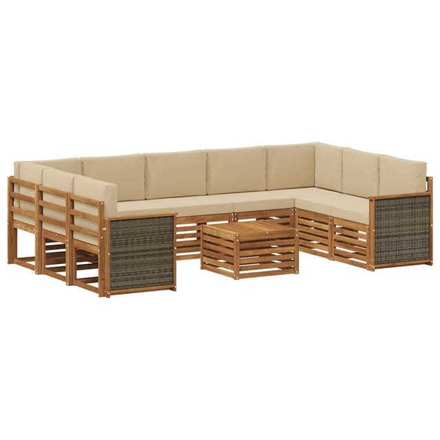vidaXL Sofagarnituren Massivholz Akazie 3384859
