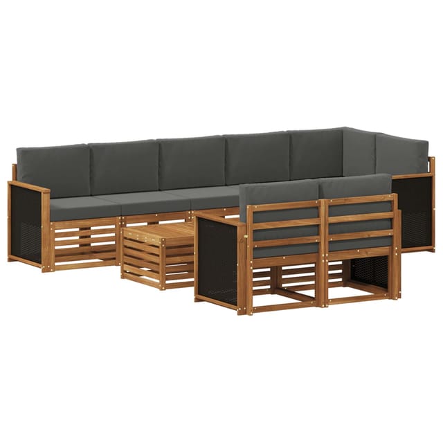 vidaXL Sofagarnituren Massivholz Akazie 3384523