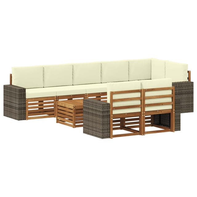 vidaXL Sofagarnituren Massivholz Akazie 3384546