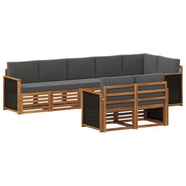 vidaXL Sofagarnituren Massivholz Akazie 3384493