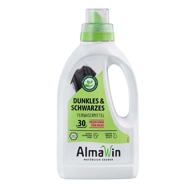 Almawin Waschmittel für Dunkle und Schwarze Wäsche 750 ml In Kunststoffflasche