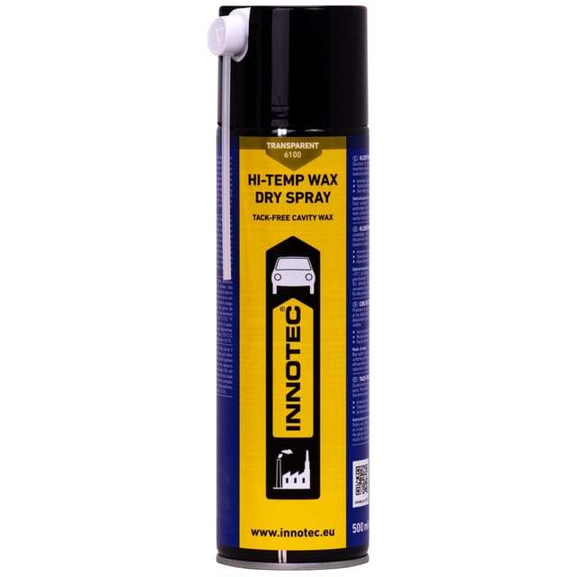 Innotec Hi-Temp-Wax Trockenspray Sprühdose 500 ml Transparent