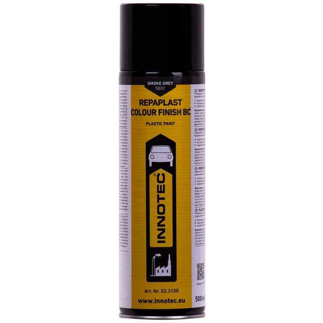 Innotec Repaplast Colour Finish Bc Kunststoff-Sprühlack 500 ml Rauchgrau