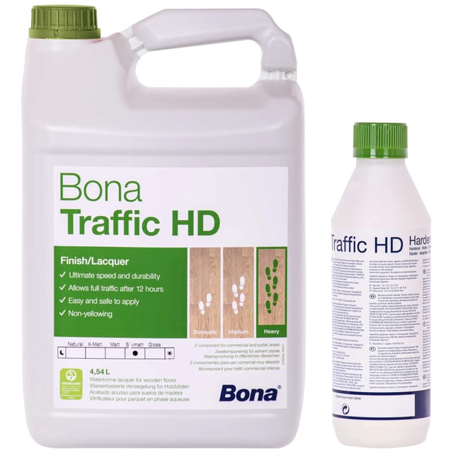 Bona Traffic Hd Halbmatt 2k 4,95 Liter 4,5, + 0,45 Hd Härter