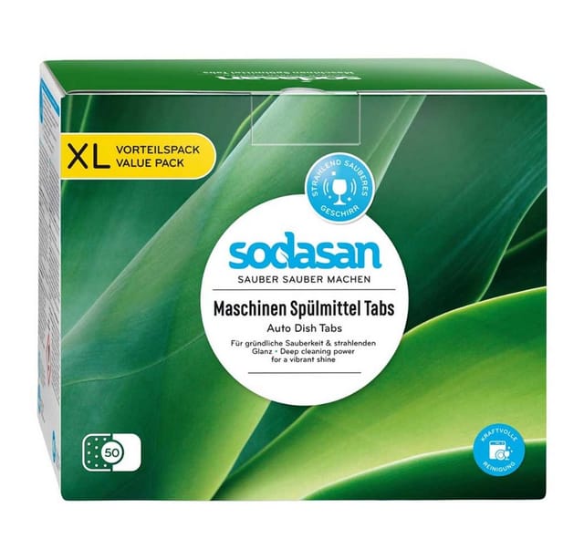 Sodasan Maschinenspülmittel Tabs Xl 50 Stück Vorteilspackung 1.250 g