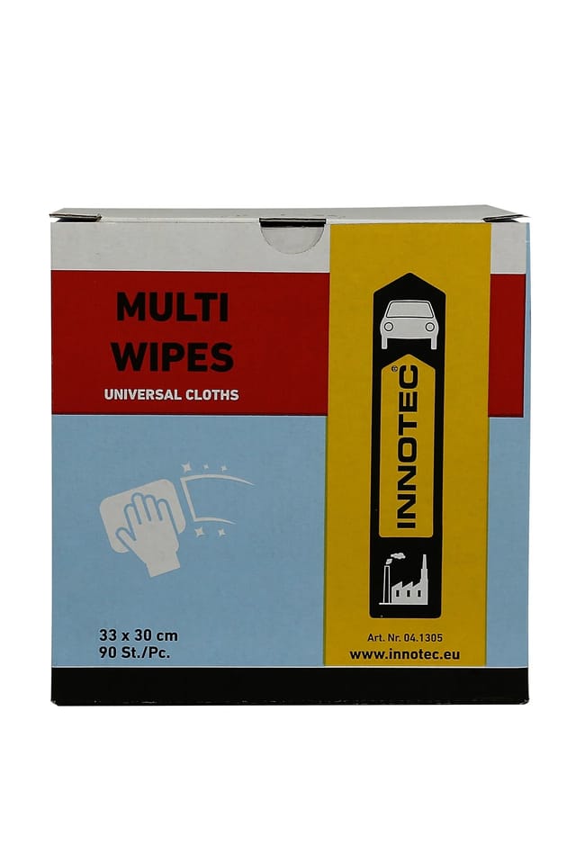Innotec Multi Wipes Poliertücher 90 Stück 30 X 40 cm Viskose