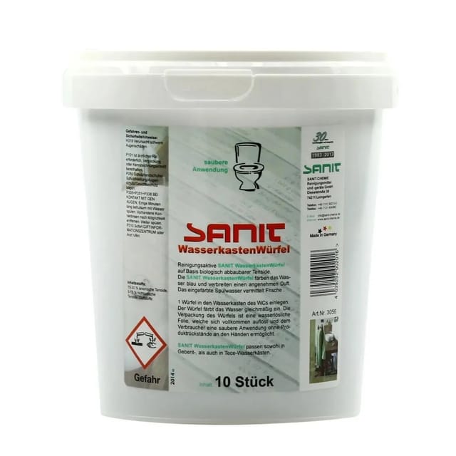 Sanit Wasserkastenwürfel 6 Dosen À 10 Stück für Geberit Tece