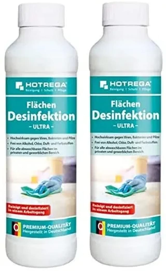 Hotrega Flächendesinfektion 2 X 500 ml mit Spritzeinsatz
