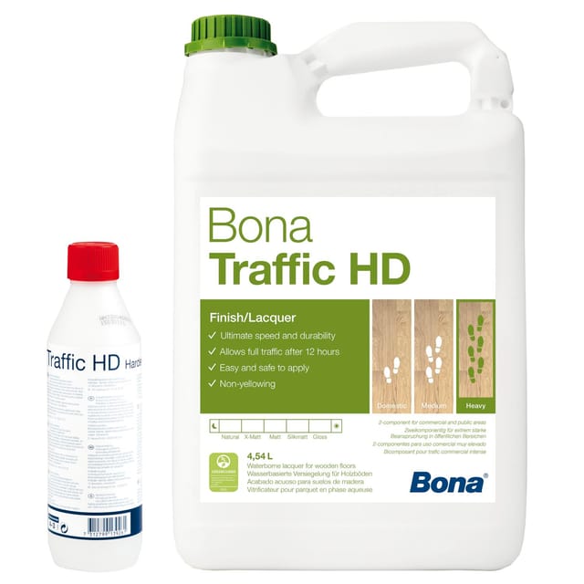 Bona Traffic Hd Matt 2k Polyurethanlack 4,5, + 0,45, Härter