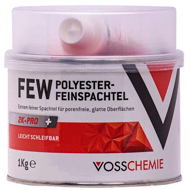 Vosschemie Few Feinspachtel 2-K Polyesterspachtelmasse Weiß 1 kg